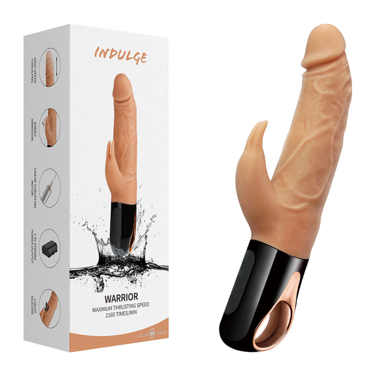 Realistisk stødende kaninvibrator